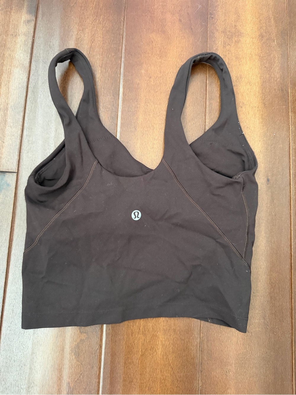 lululemon athletica Black Crop Sports Bra